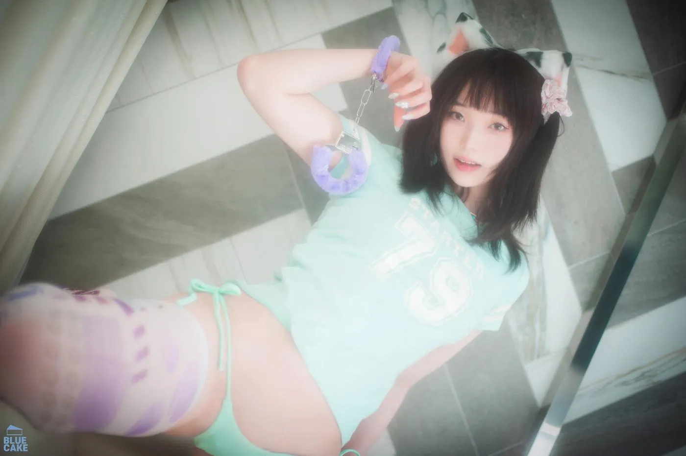 Bambi밤비 – NO.91 [BLUECAKE] Naughty Cats Pink  Mint RED[23] [55P]插图6
